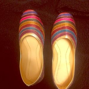 Very rare bright color threaded and golden flats